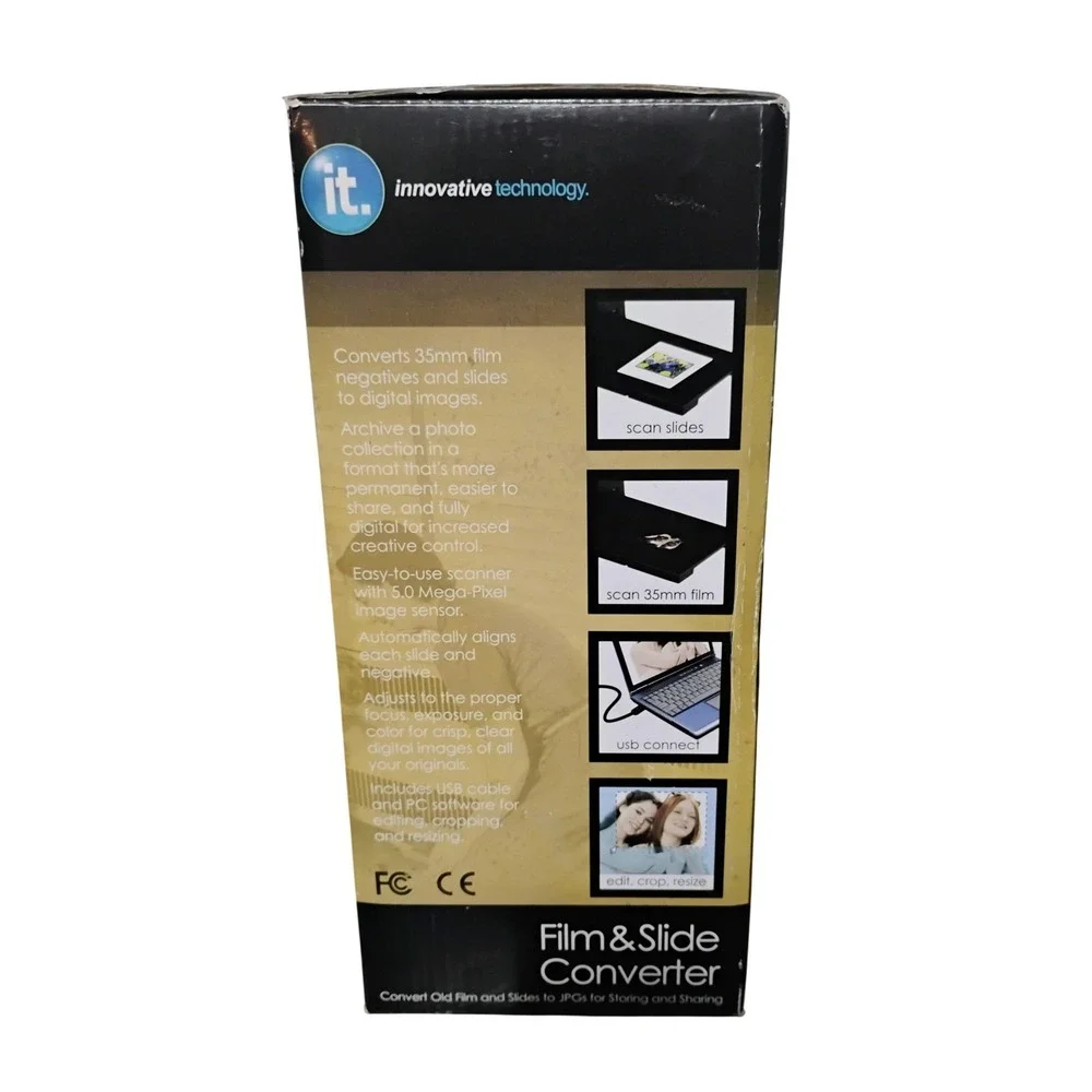 Innovative Technology Film‎ & Slide Converter 35mm Negatives Scanner USB